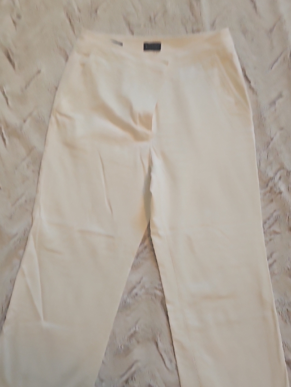 Talbots Cream Wide Leg Women's Trousers